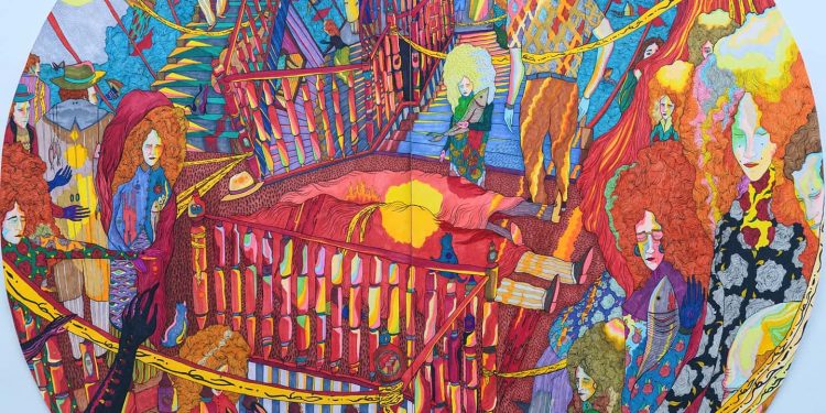 فانتزی و مصیبت درهم‌تنیده | نقاشی‌های مجتبی تقوایی